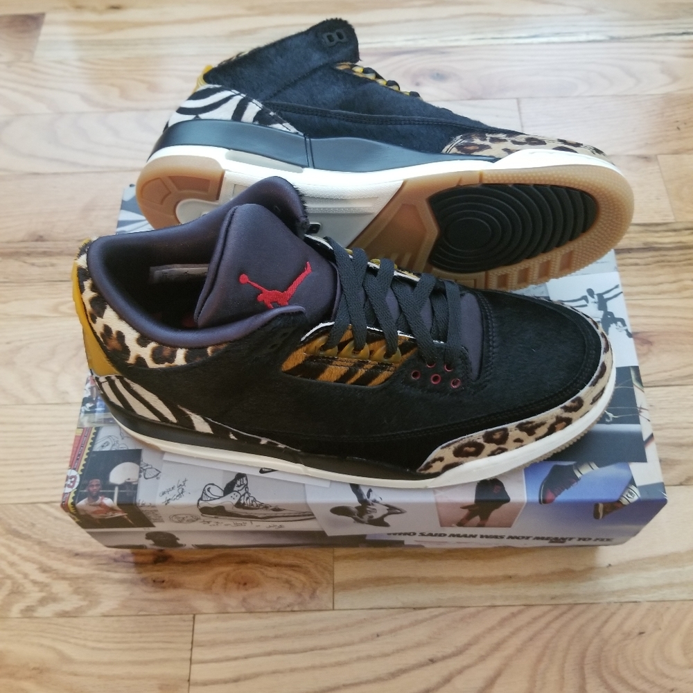 JORDAN 3 ANIMAL INSTINCTS SIZE 10.5 MENS